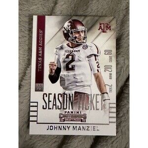 2015 Panini Contenders Draft Picks - Johnny Manziel #49